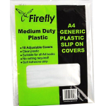 Firefly A4 Slip-On Book covers - 50 Micron - 10 pack